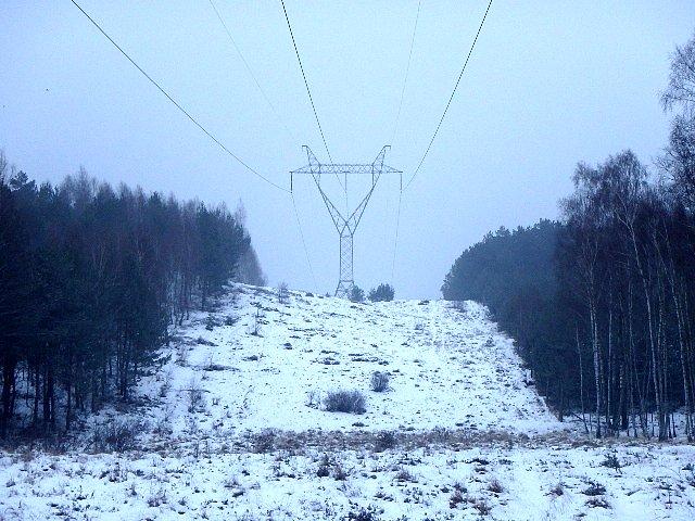 Ta górka i ten maszt trochę mi przypominają kolejkę linową