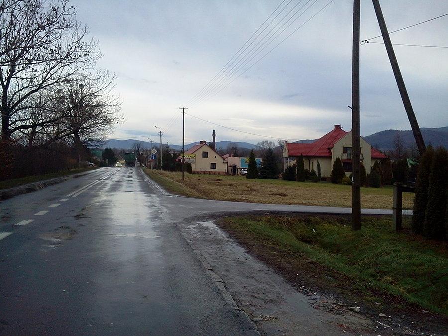 Skręt w prawo w ul Kamienną