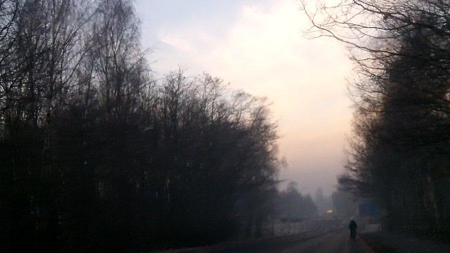 Trafił się nawet jakiś rowerzysta :)