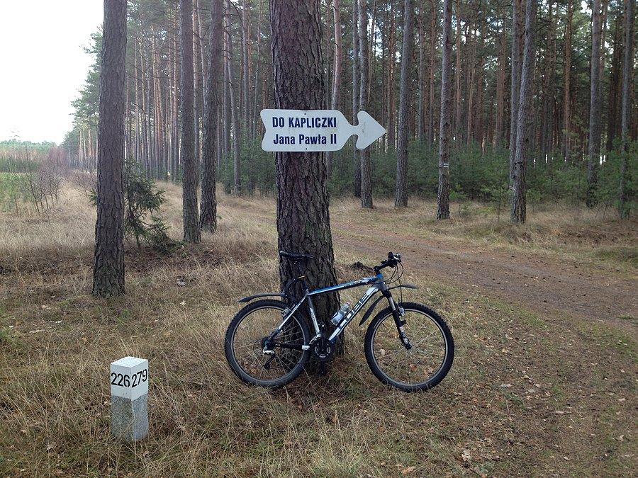 Dojazd do kapliczki Jana Pawła II