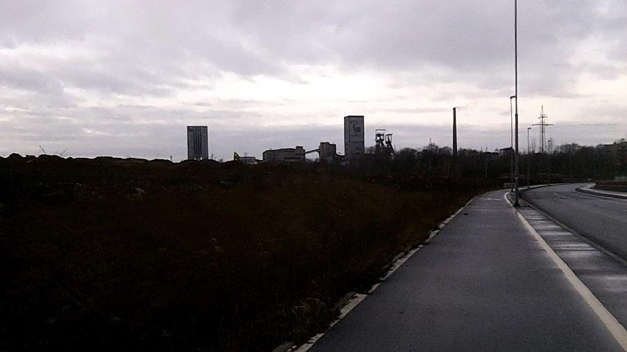 Widok na kopalnię Bielszowice