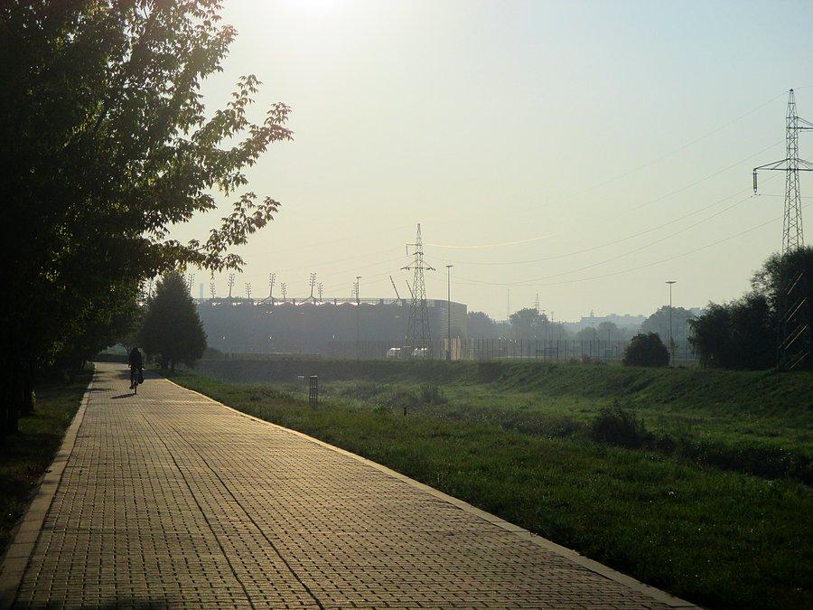 Świt nad Bystrzycą w Lublinie