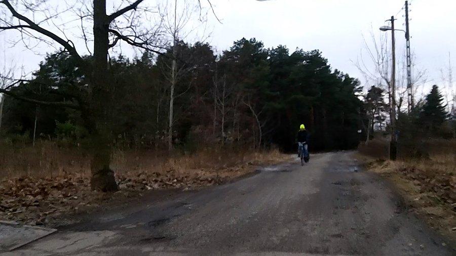O... rowerzysta :)