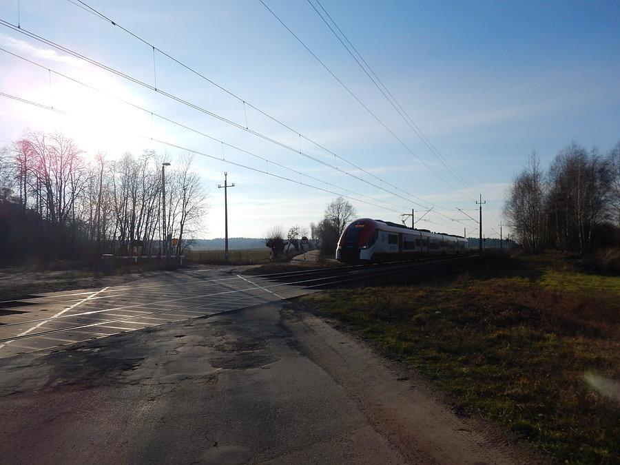 Pociąg nadjeżdża