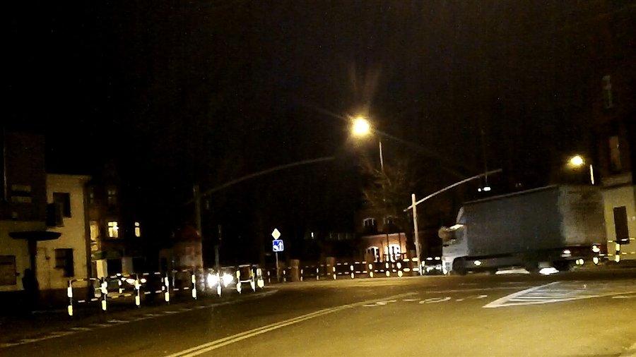 Postój na skrzyżowaniu w Gliwicach