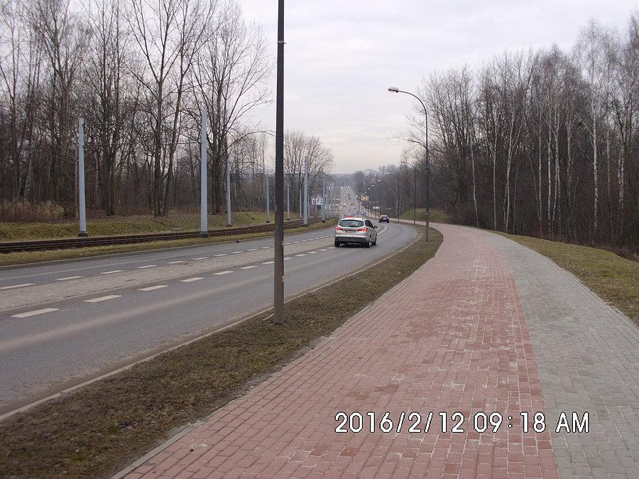 Bytom - ulica Łagiewnicka - widok w stronę centrum