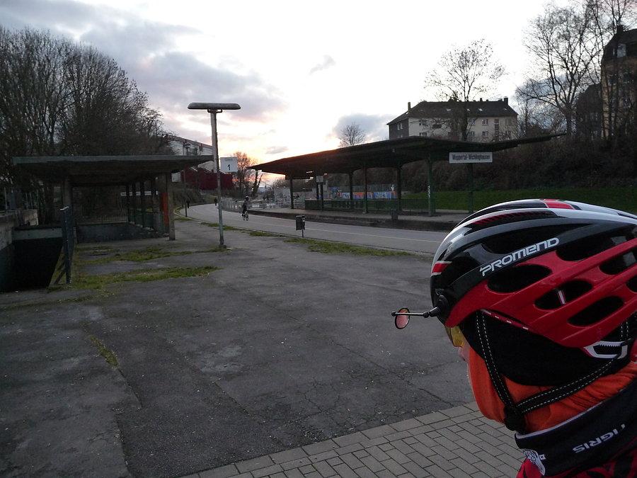 Runda dookoła Wuppertalu - Nordbahnradweg przy byłej stacji Wuppertal-Wichlinghausen