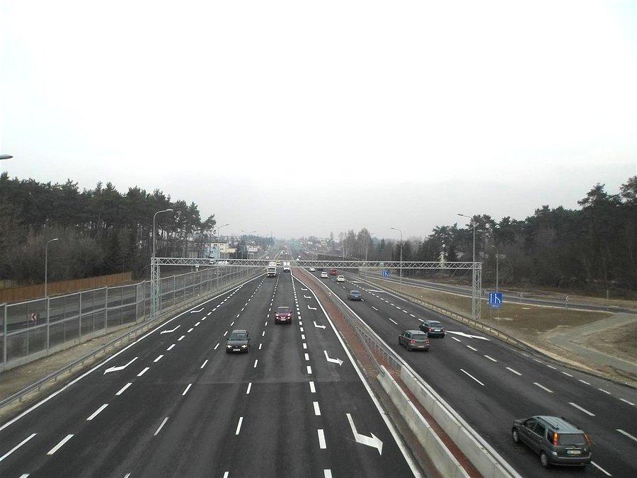 Szosa krakowska kierunek Warszawa