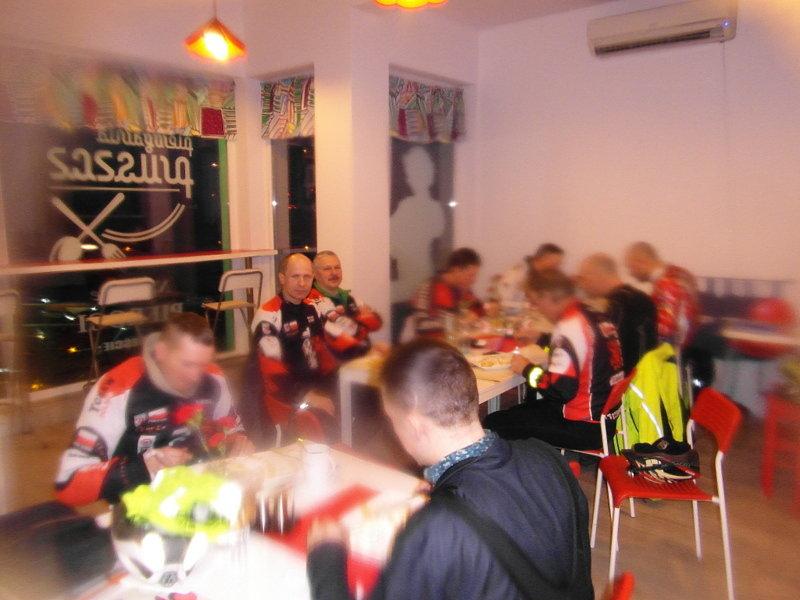 Posiłek w pierogarni w Pruszczu Gd