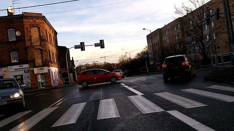 Skrzyżowanie Panewnickiej i Medyków