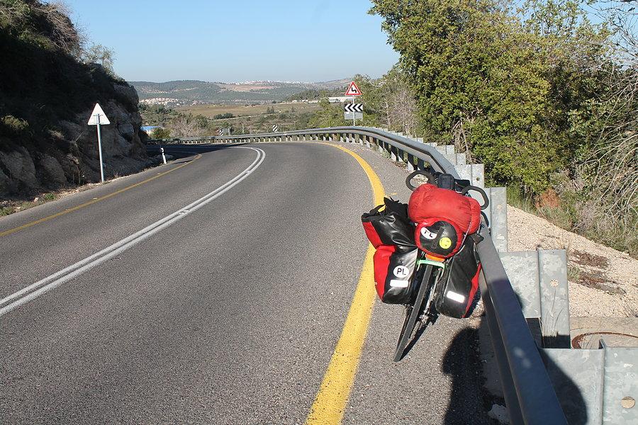 Start na 7 km trudnego podjazdu
