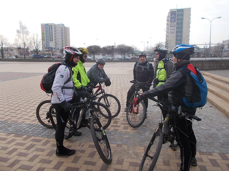 Rowerowa zbiórka na Placu Jagiellończyka