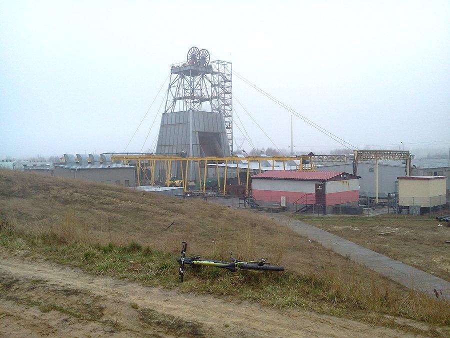 Bzie, szyb w budowie