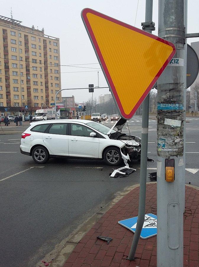 Kolizja na rogu Jagiellońskiej i 11 Listopada II
