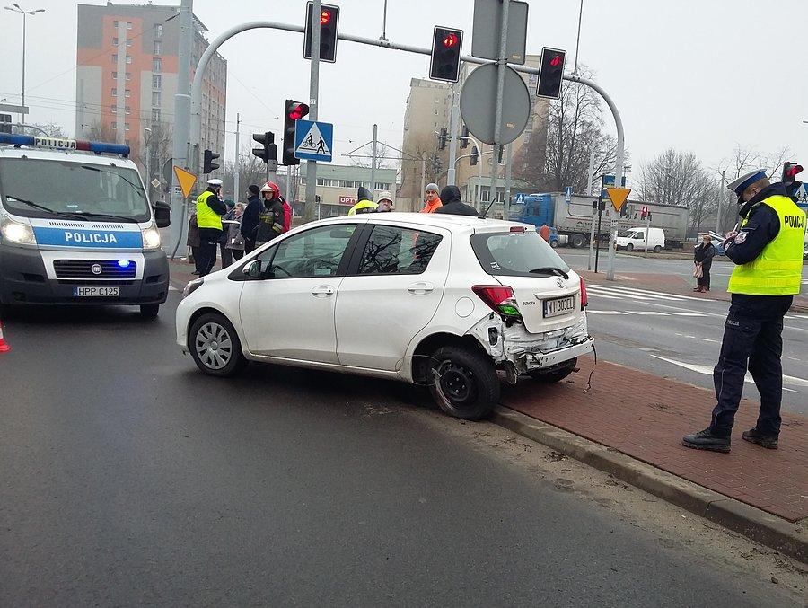 Kolizja na rogu Jagiellońskiej i 11 Listopada I
