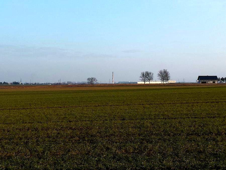 Panorama Stargardu z okolic Grzędzic
