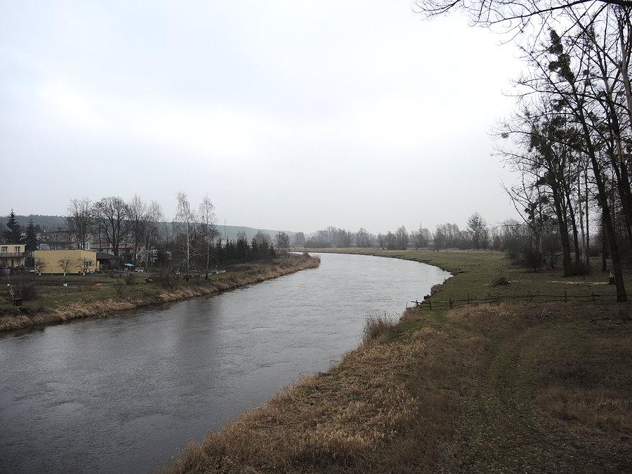 Widok na Noteć w kierunku wschodnim