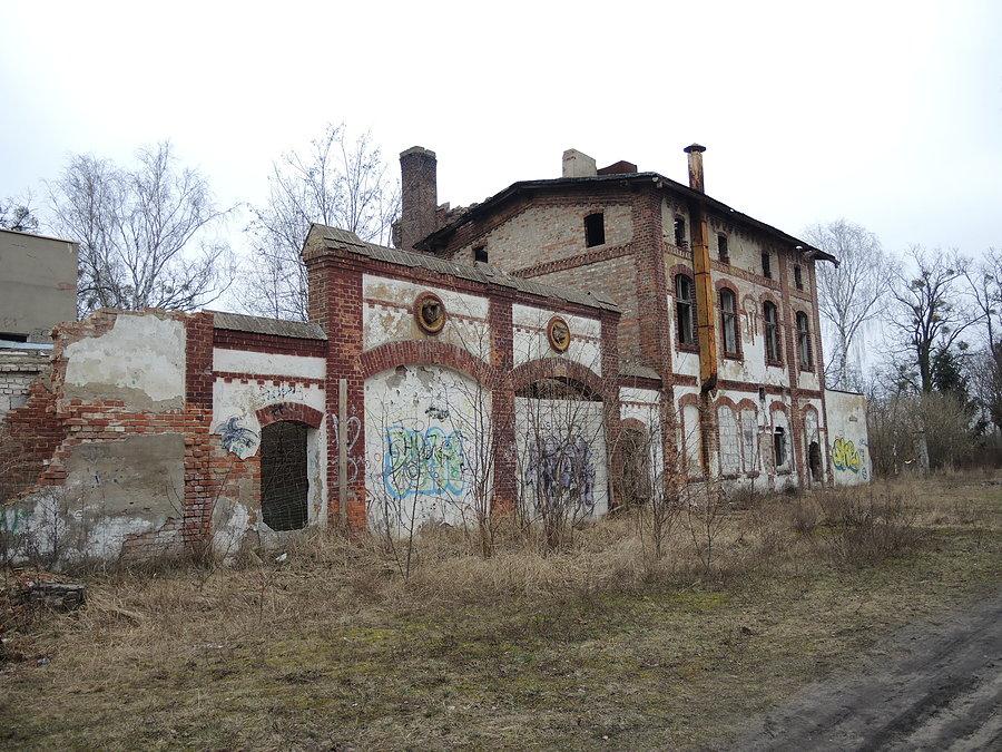 Budynek starej rzeźni w Krzyżu