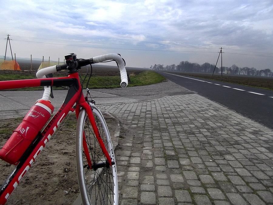 Krzyżanowice, droga w kierunku granicy