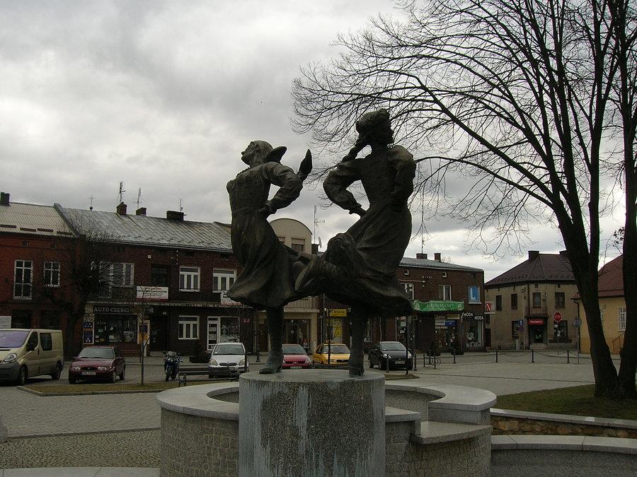 Tancerki na siewierskim Rynku