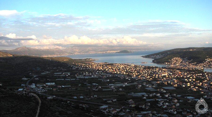 Zatoka o zachodzie