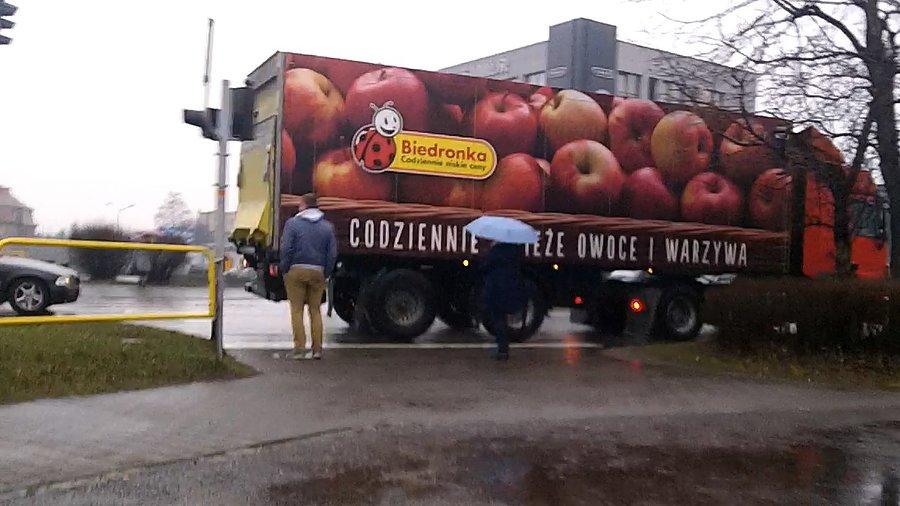 Przed przejściem dla pieszych