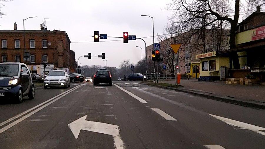 Skrzyżowanie Medyków z Panewnicką