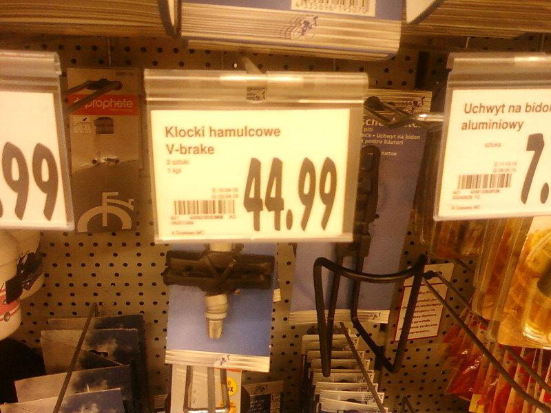 Ekskluzywne klocki hamulcowe ;)
