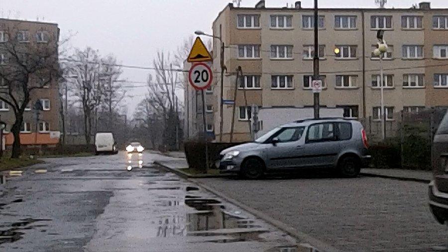 Pełno kałuż w cały mieście