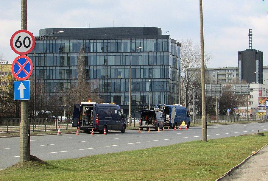Sky Office Center i ekipa wodociągów