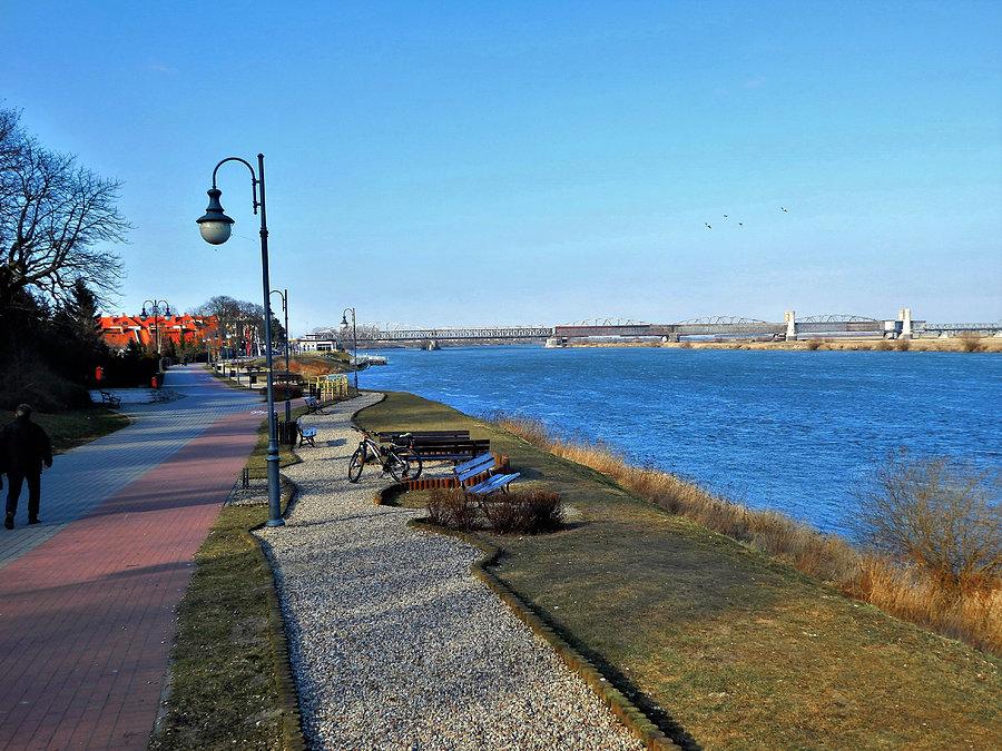Niedziela na rowerku - Kociewie. Bulwar nadwiślański - Tczew