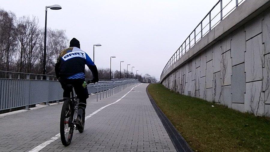 Rowerzysta nr 3 :) przy DTŚce