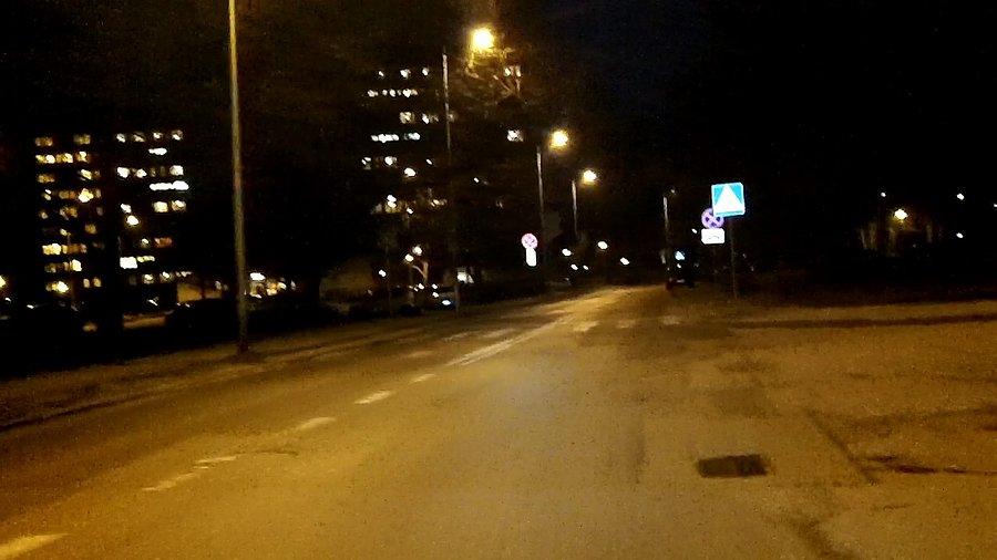 Ul Medyków... zupełnie pusta
