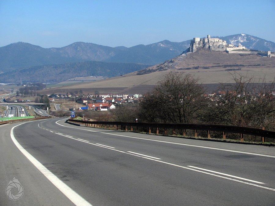 Widoki podczas jazdy od strony Levocy
