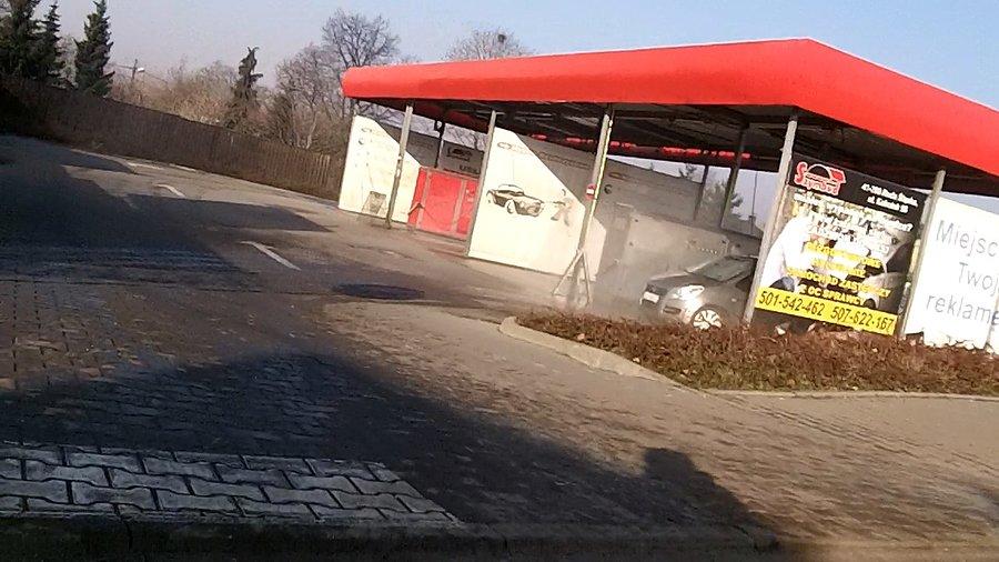 Wjazd na myjnię w Bielszowicach