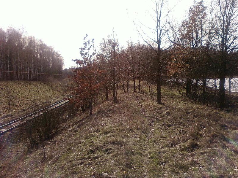 Ścieżka wzdłuż torów
