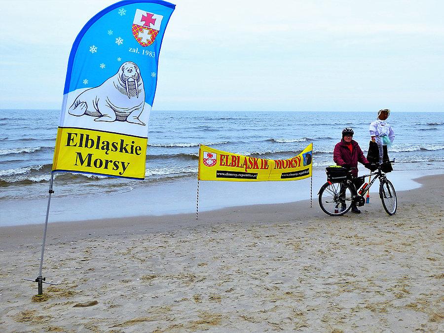 Zakończenie sezonu, przez Elbląskie Morsy. Stegna