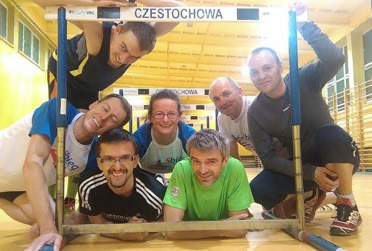 Zabiegani Częstochowa ćwiczą co tydzień na sali