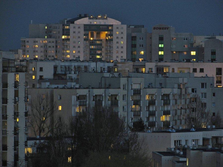 Ursynów w nocy
