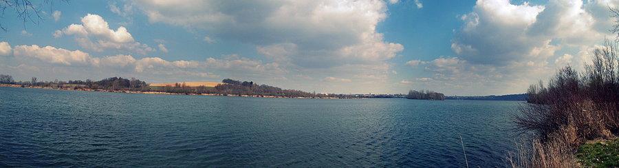 Panorama. Hlučín, jezioro