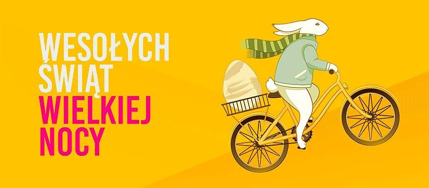 Wesołych świąt wielkanocnych dla wszystkich rowerzystów