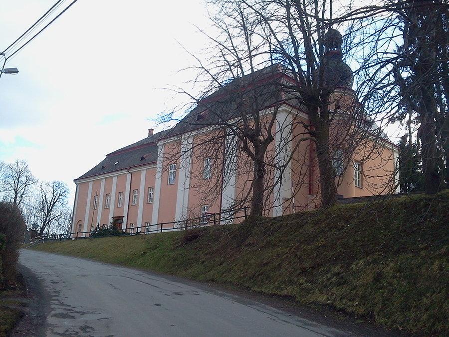 Pałac w miejscowości Melc