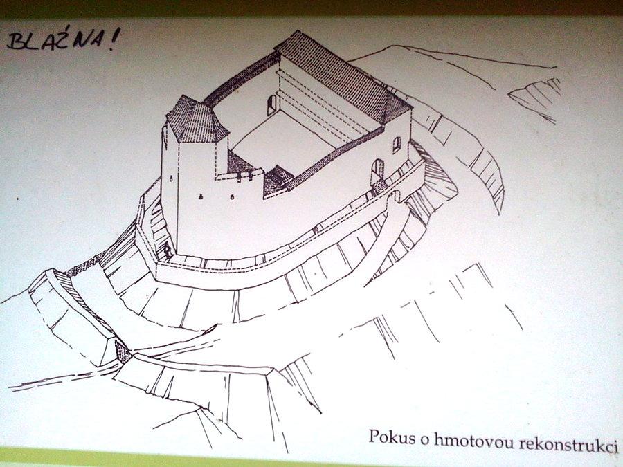 Vikstejn, możliwy wygląd w średniowieczu