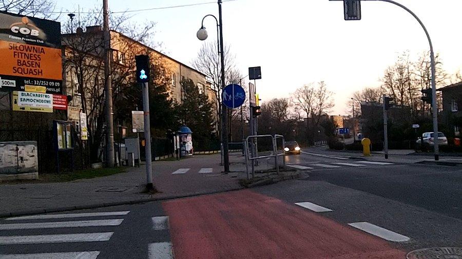 Skrzyżowanie z ul Szenwalda