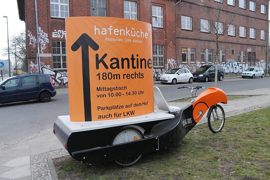 Reklamowiec rowerowy