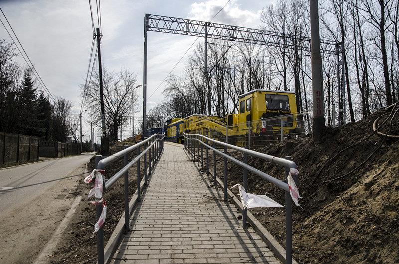 Remont stacji kolejowej na Podlesiu