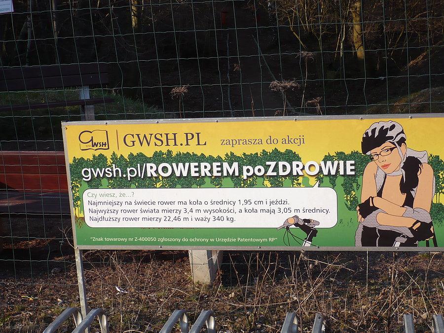 Edukacja na parkingu rowerowym