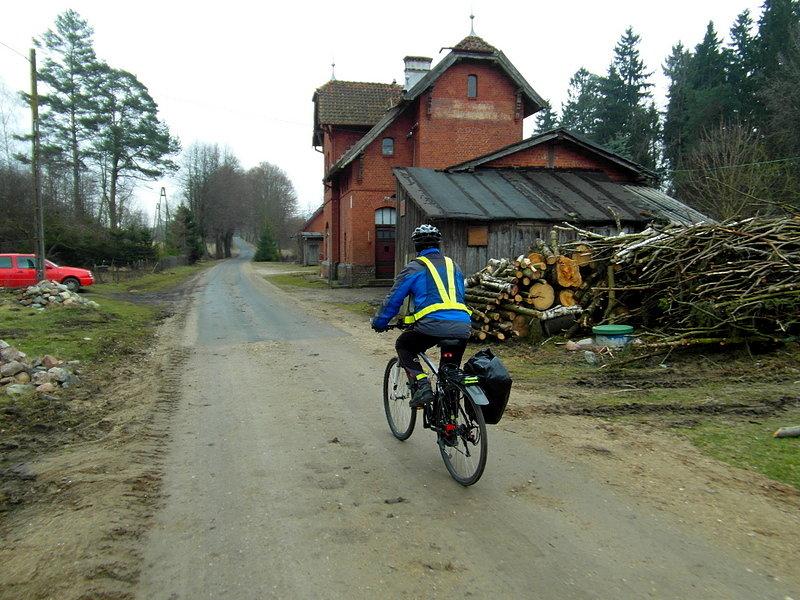 Szlak Green Velo -z Lidzbarka Warmińskiego do Bartoszyc - wjazd do Stoczka Kalsztornego