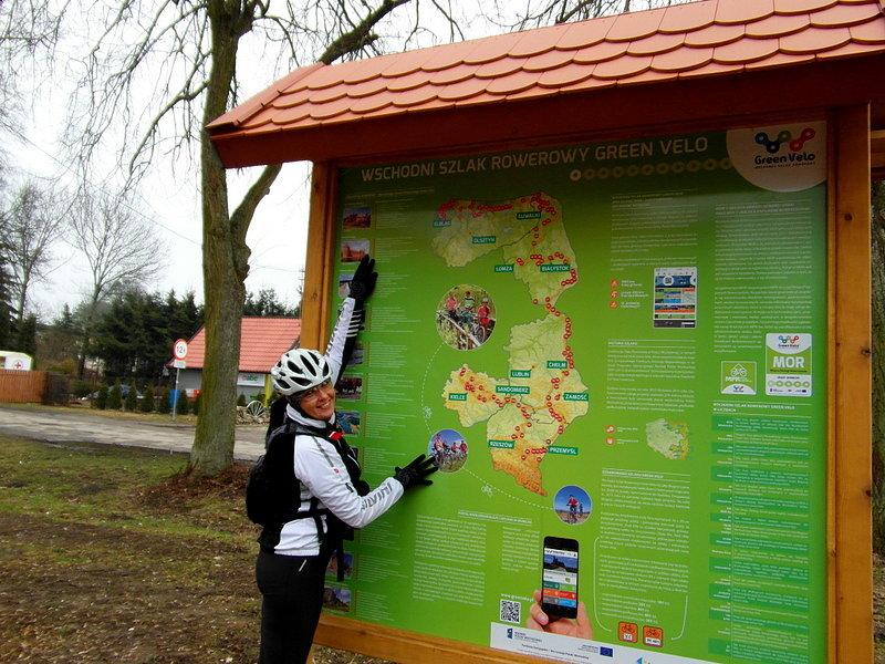 Szlak Green Velo -z Lidzbarka Warmińskiego do Bartoszyc -MOR Galiny