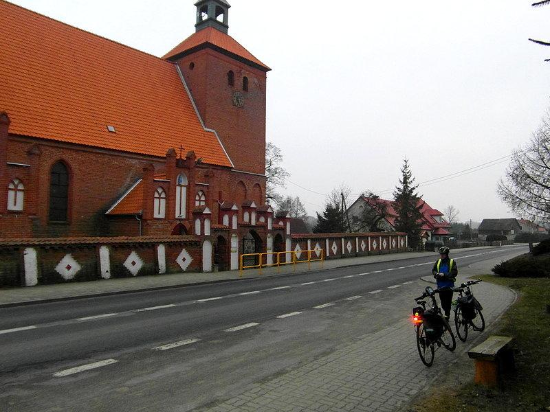 Powrót drogą nr 51 do Lidzbarka Warmińskiego - miejscowość Rogóż